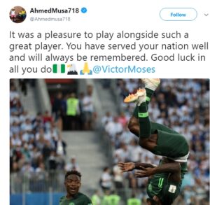 See What Ahmed Musa Wrote Victor Moses As He Retires2.dailyfamily.ng