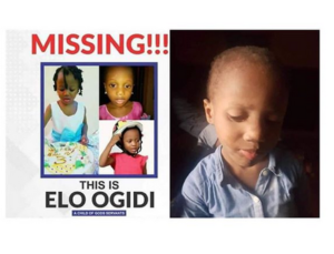 Abducted Girl from Christ Embassy; Elo Ogidi Found after 46 Days