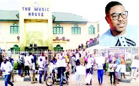 Fans, Workers of Ayefele Protest Government Demoliton of Music House