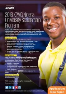 Golden Opportunity As KPMG Offers Scholarship To Nigerian Undergraduates.dailyfamily.ng