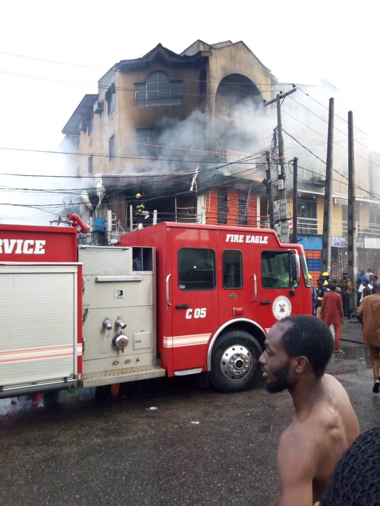 Fire Raze Business Plaza At Ikeja