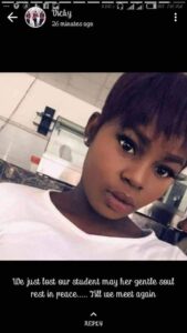 Family Mourns As Driver Kills 300 Level Female Student.dailyfamily.ng