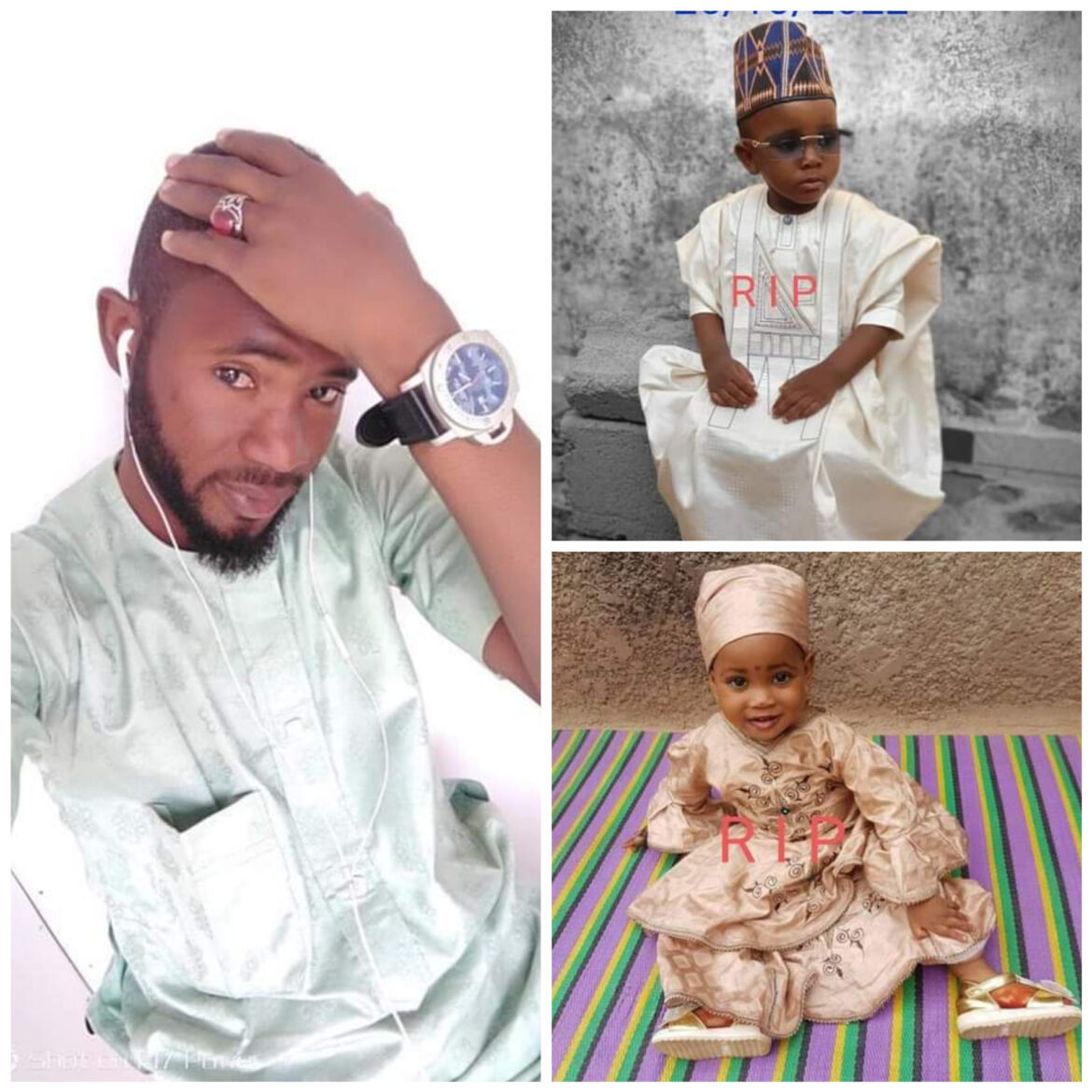 Sad! Nigerian man mourns the death of his two children in 3 years Sad! Nigerian man mourns the death of his two children in 3 years